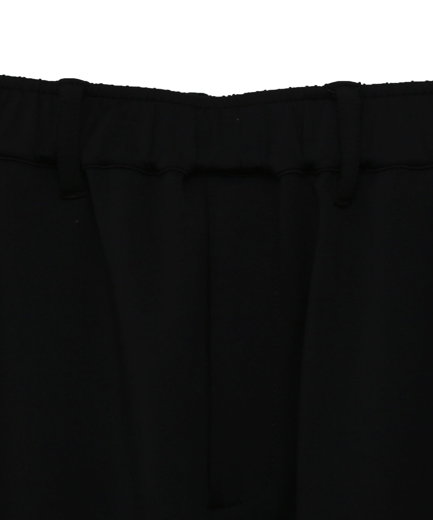 NOIR STRETCH JERSEY STRAIGHT PANTS