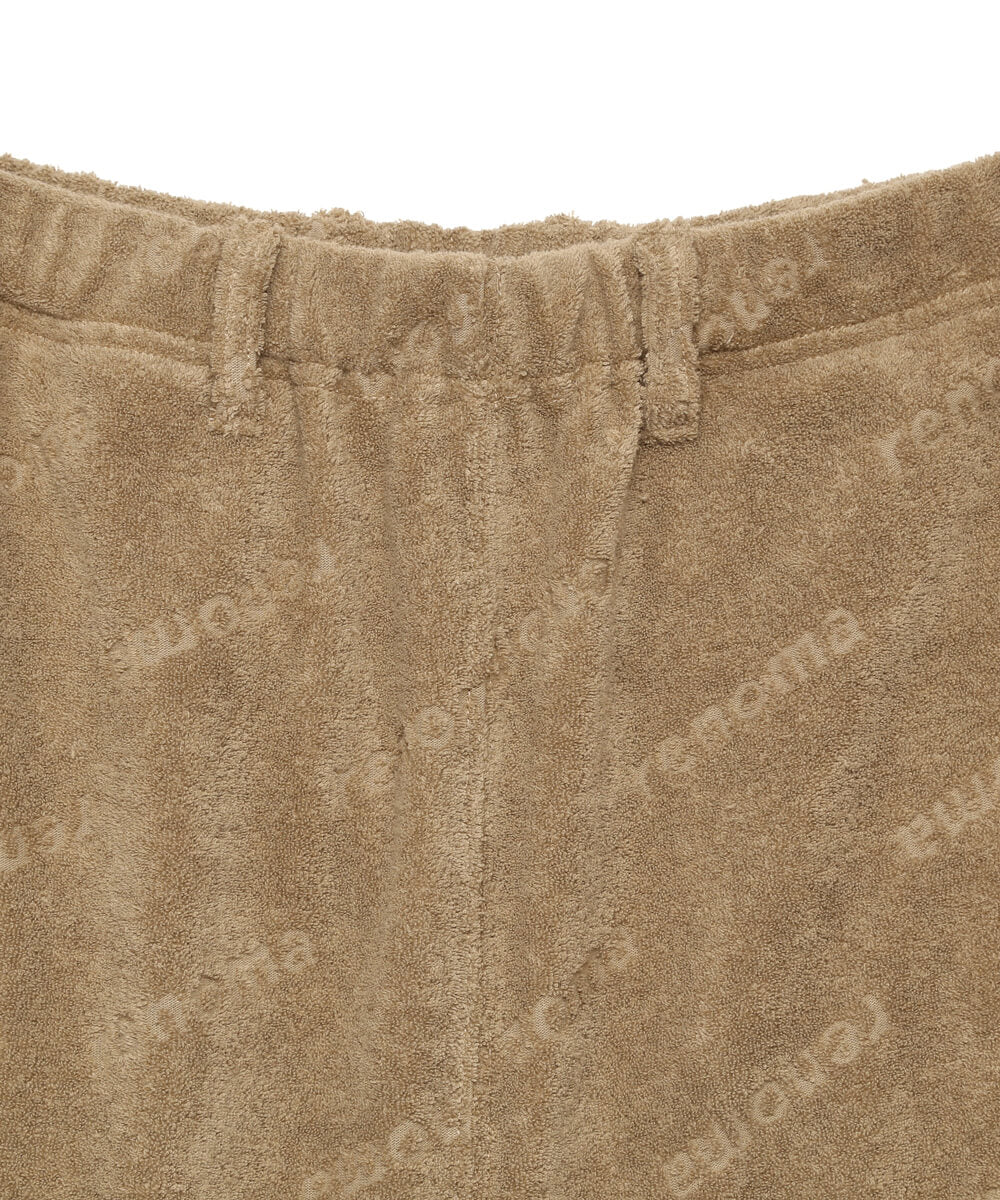 PILE JACQUARD SHORT PANTS