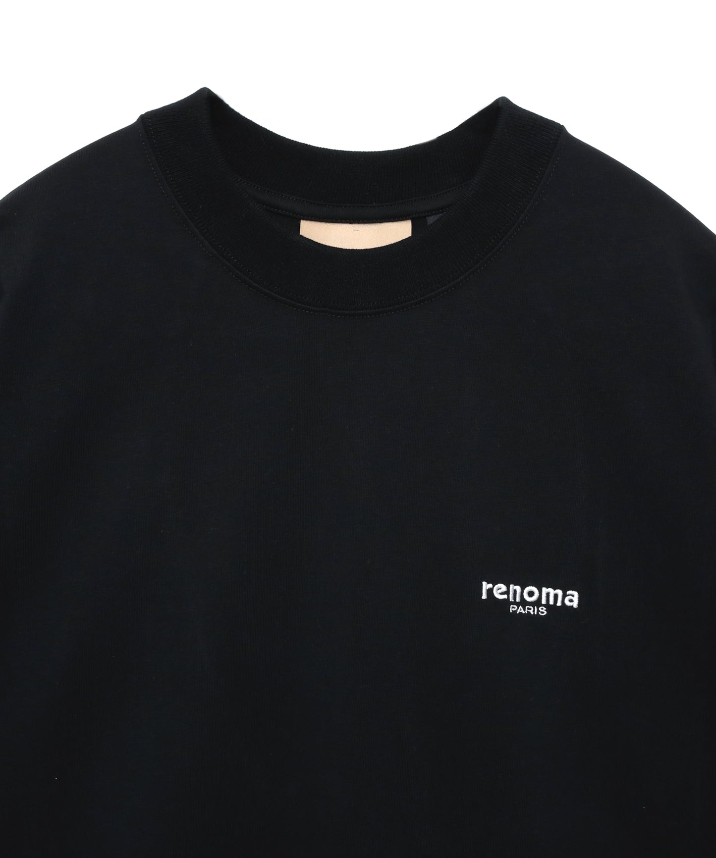 LOGO MOCK NECK T-SHIRT