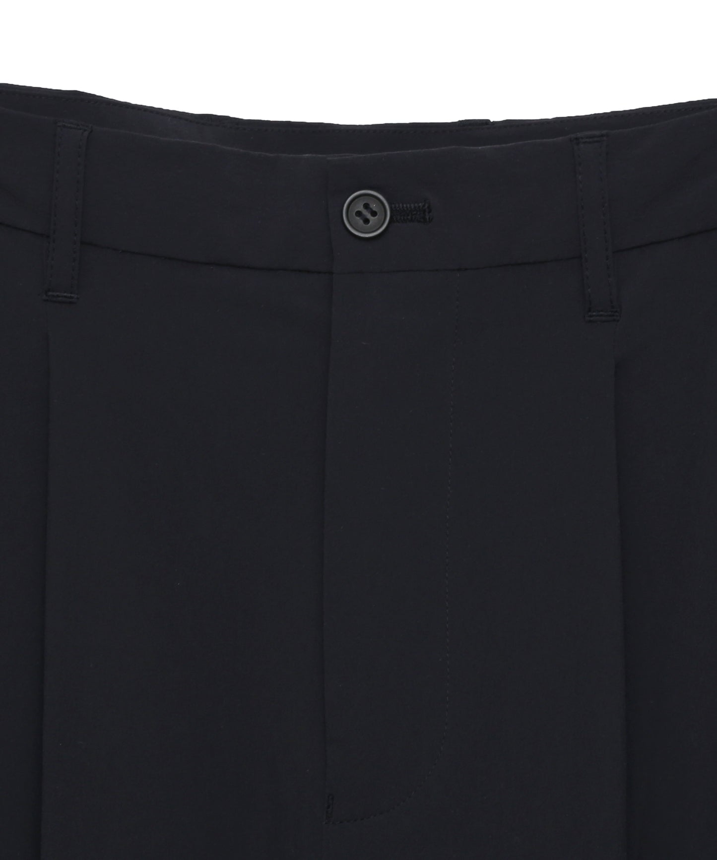 NYLON SET UP TUCK PANTS