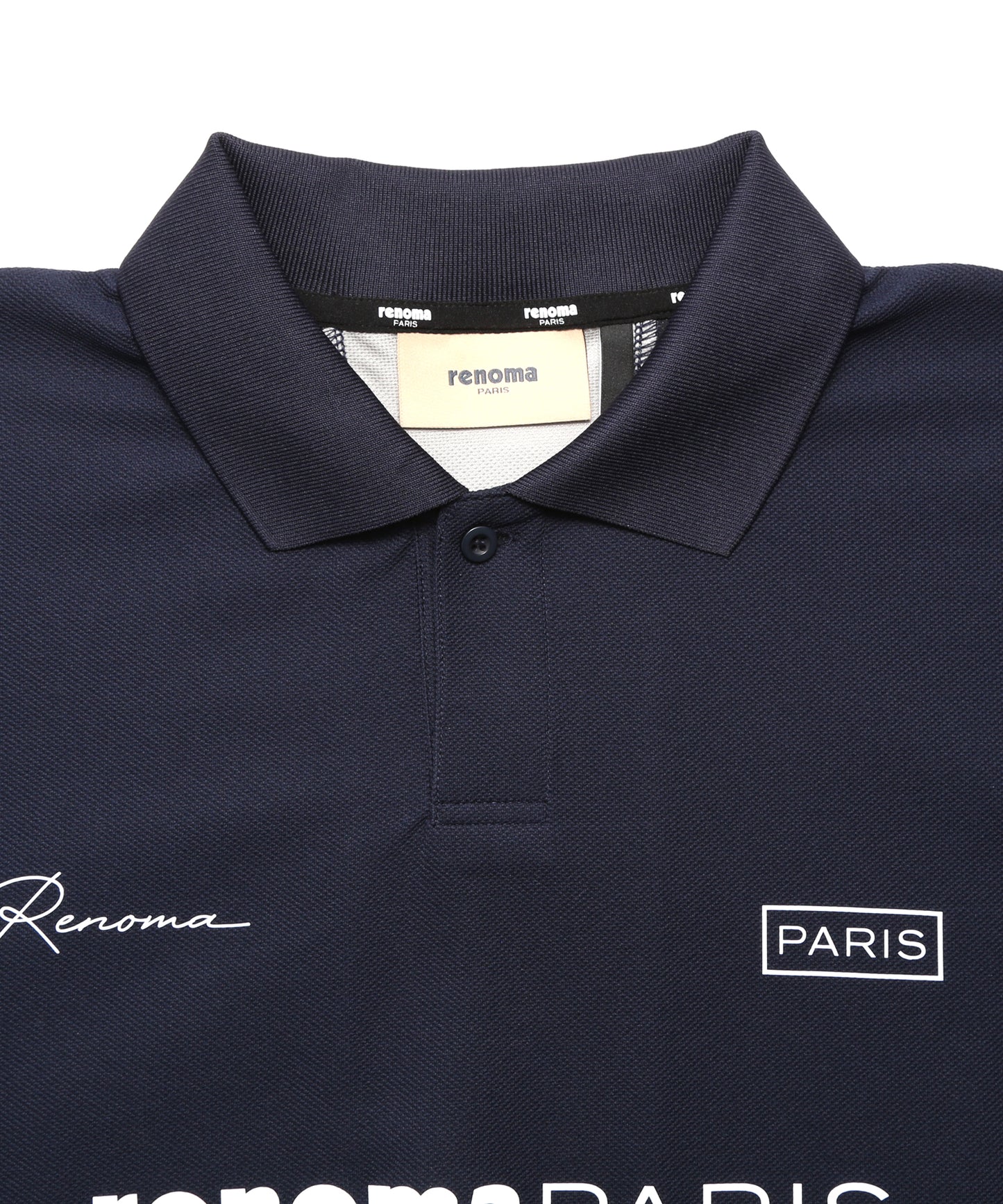 BACK SIDE SWITCHING POLO SHIRTS S/S