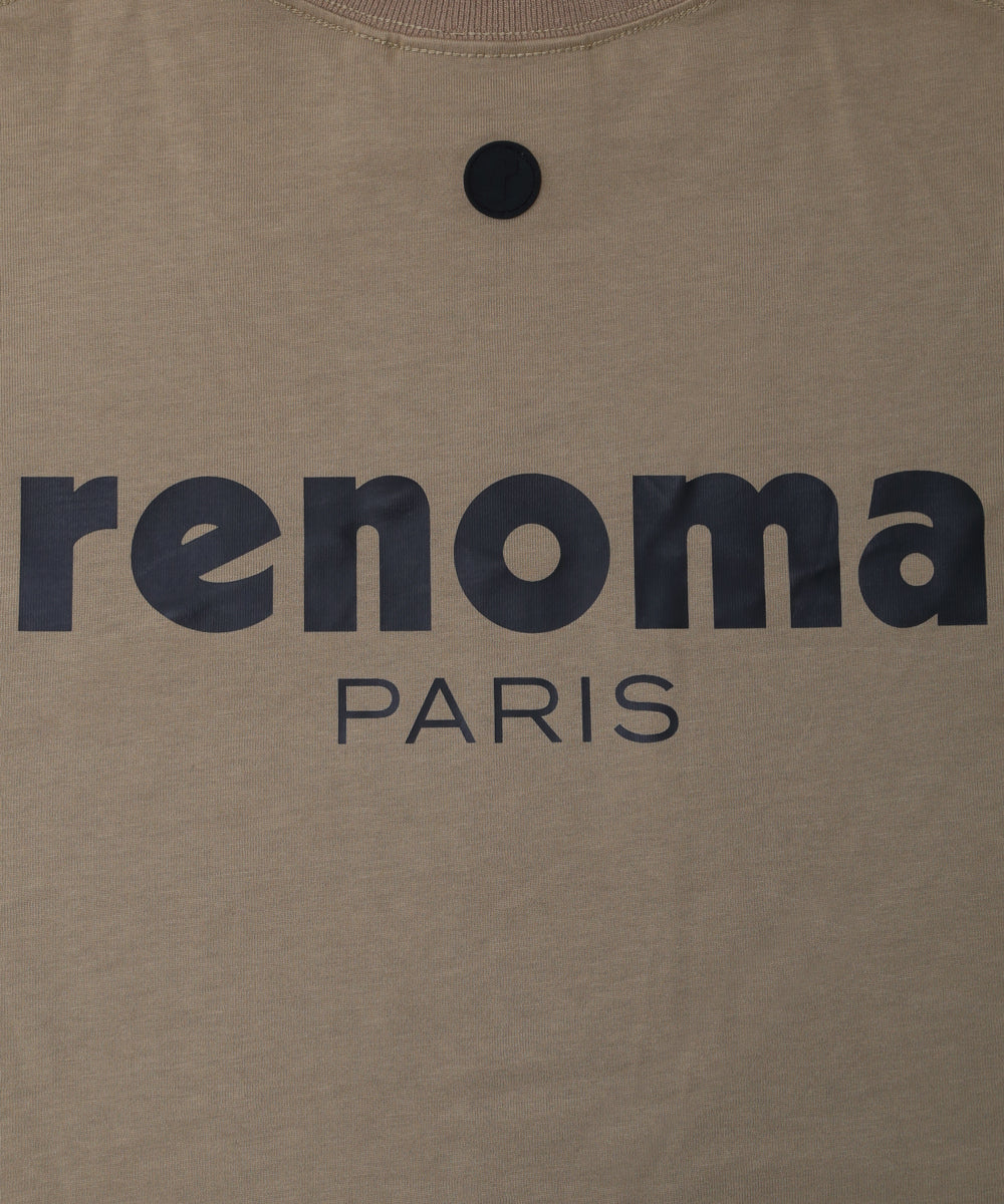 LOGO MOCK NECK T-SHIRT