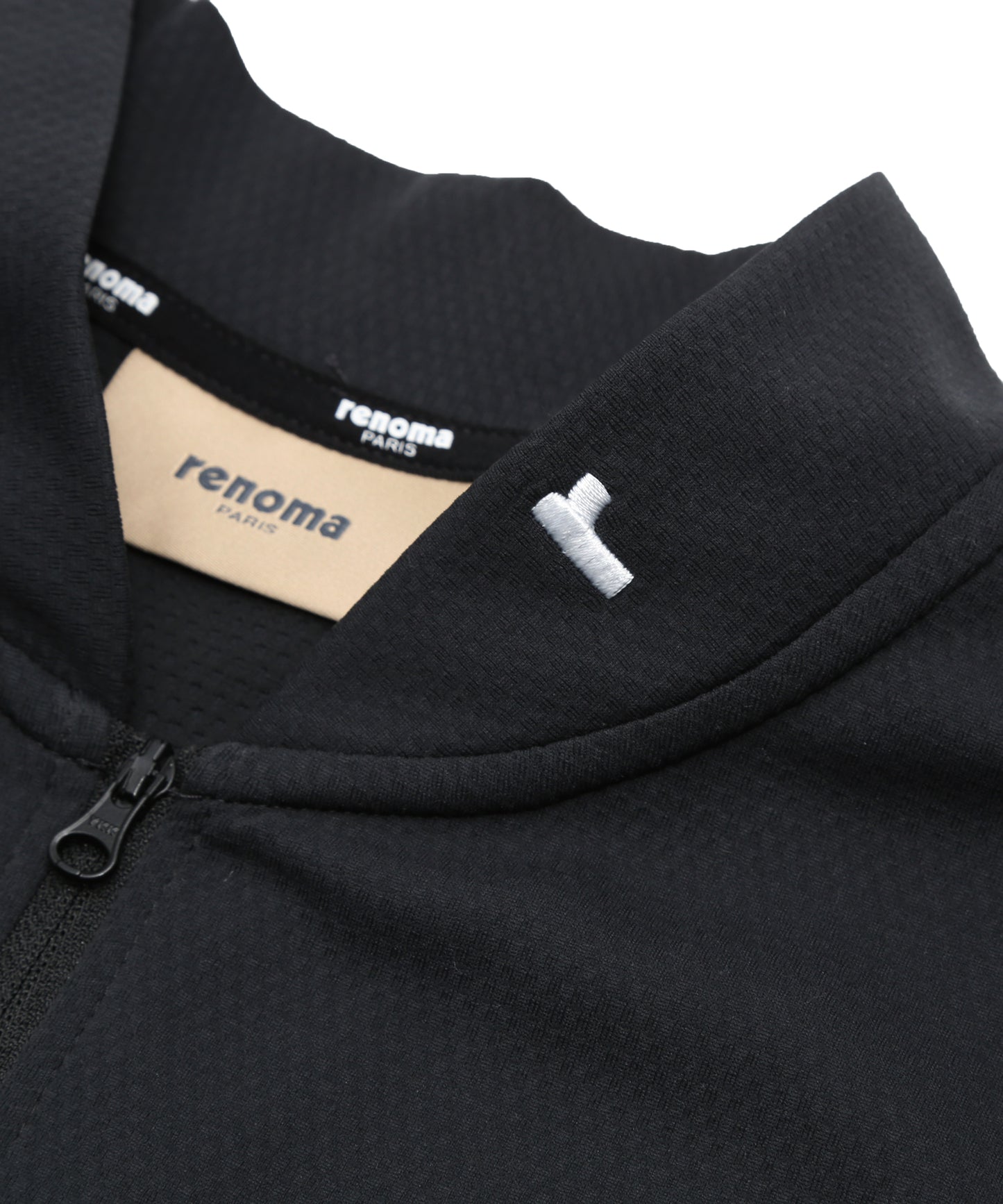 REFLECTOR PRINT HALFZIP MOCK NECK L/S