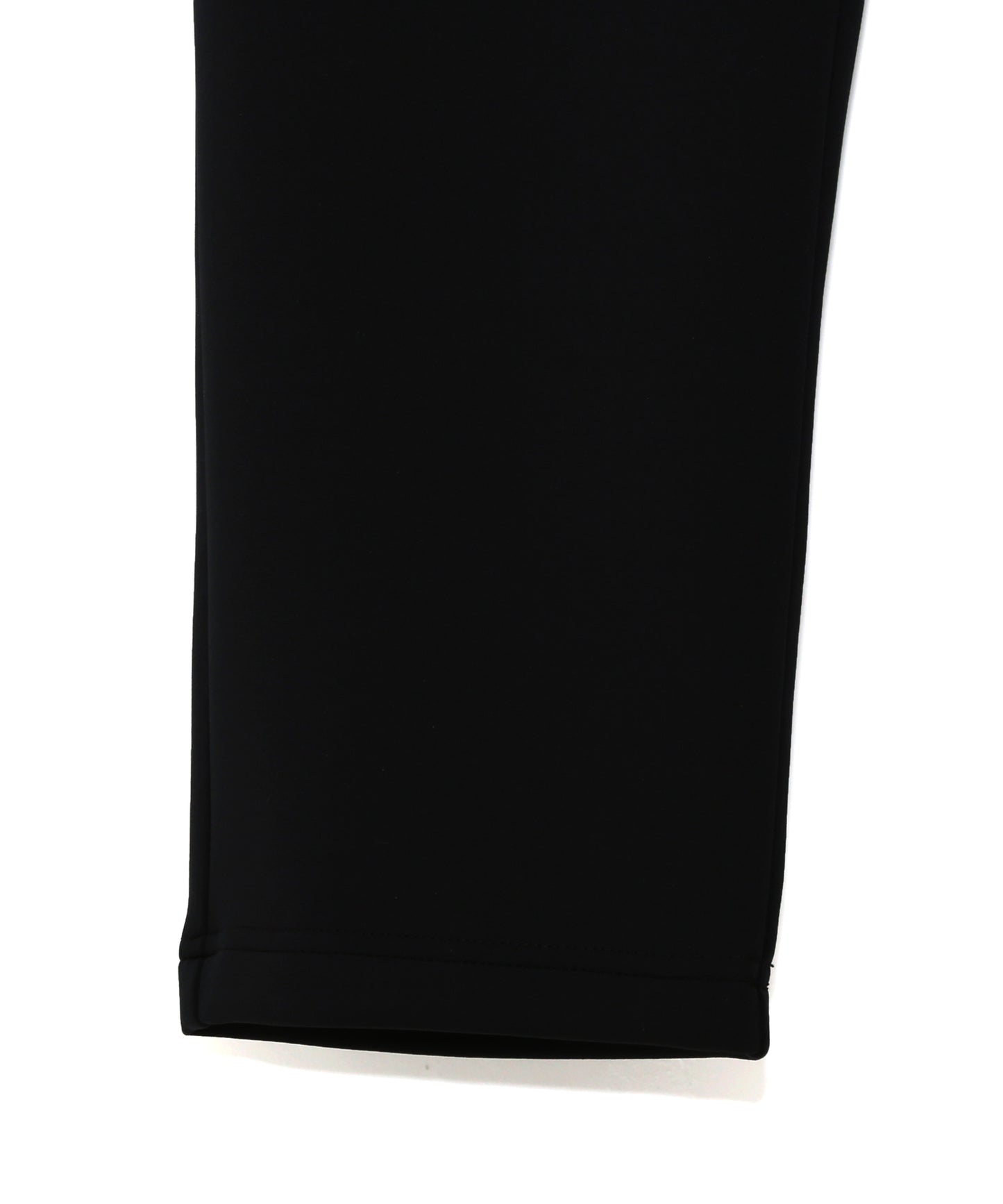 NOIR STRETCH JERSEY STRAIGHT PANTS
