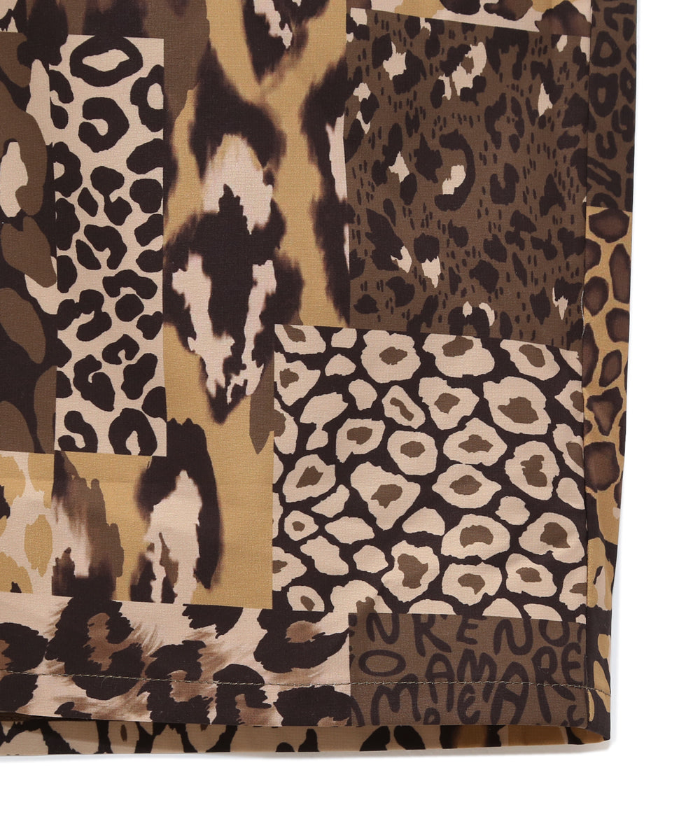 ANIMAL OPEN COLLAR SHIRT
