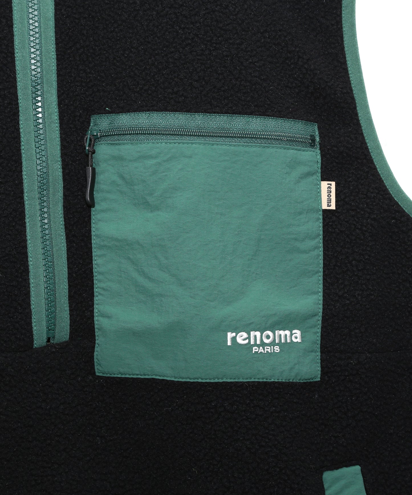 FLEECE FALF ZIP VEST