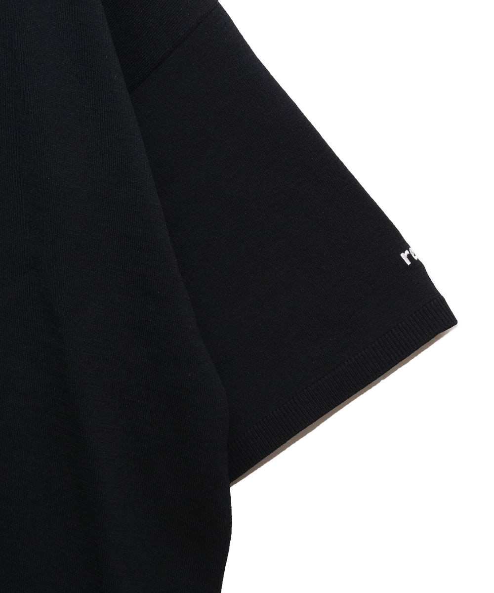 HALFZIP KNIT POLO SHIRT