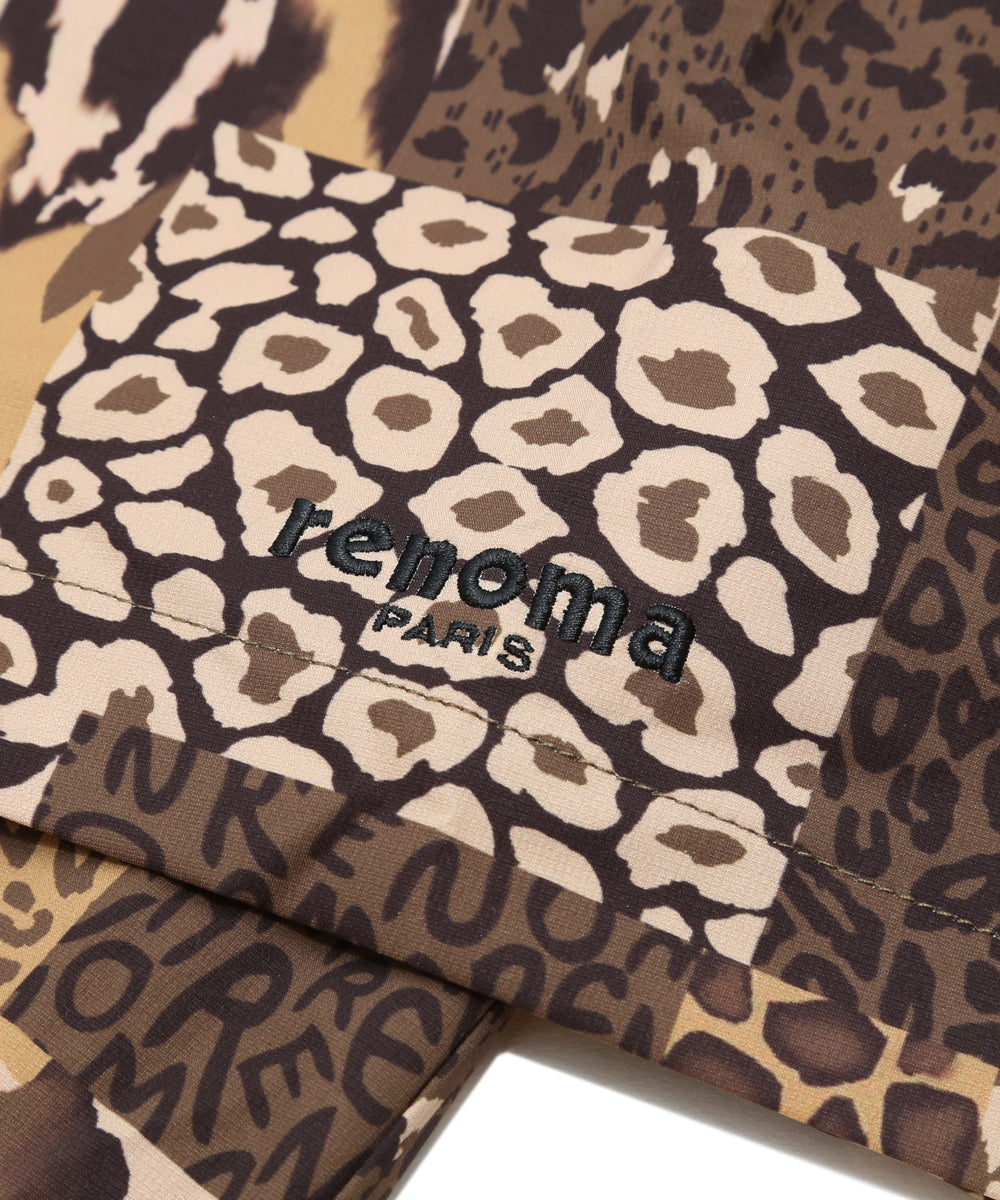 ANIMAL OPEN COLLAR SHIRT