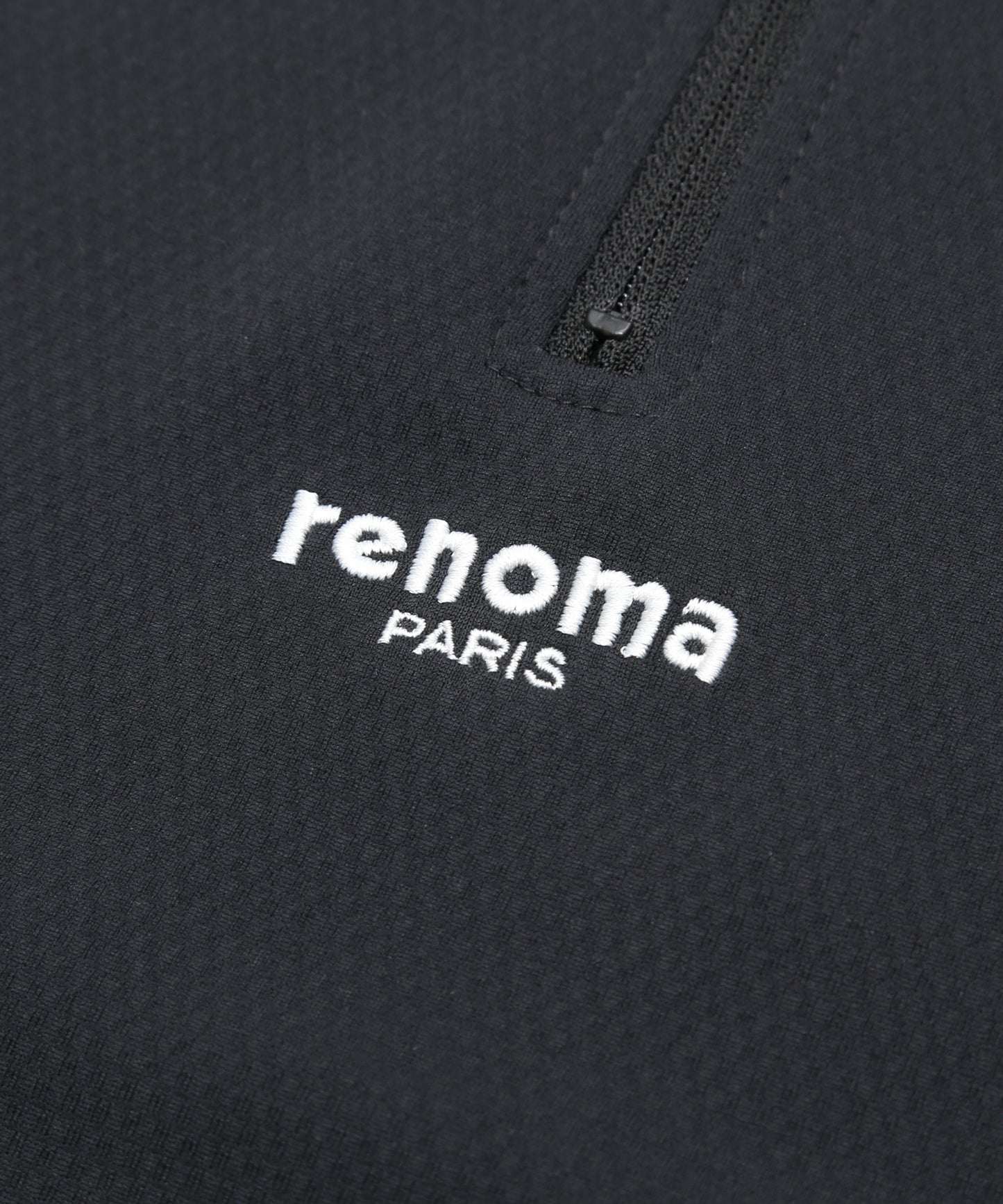 REFLECTOR PRINT HALFZIP MOCK NECK L/S