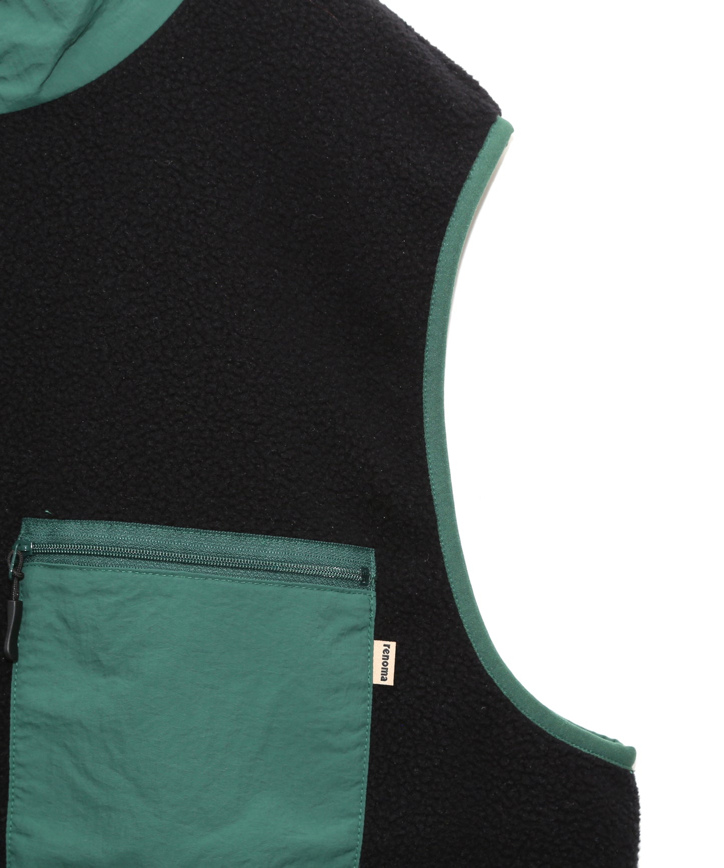 FLEECE FALF ZIP VEST
