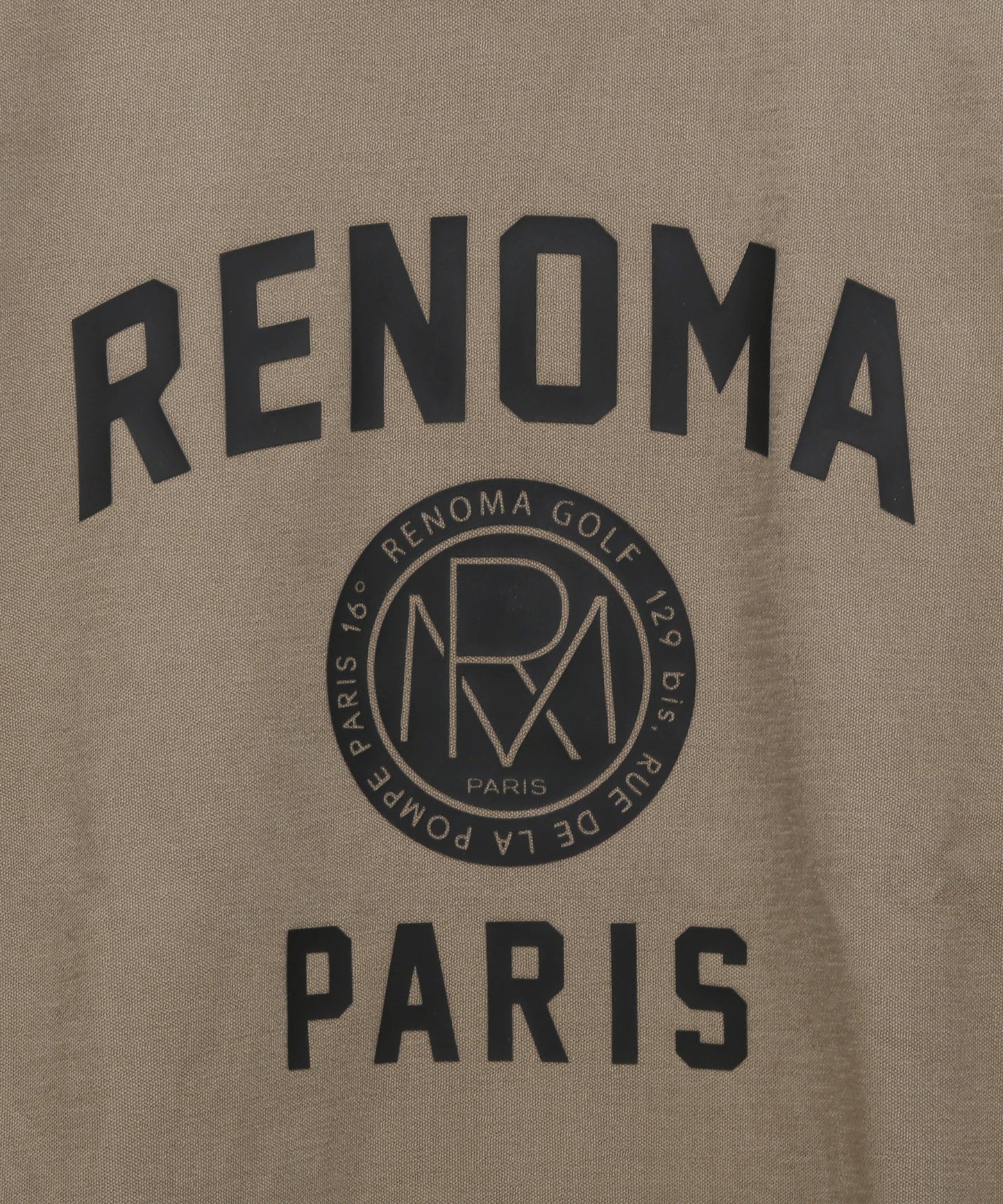 BASIC COLLEGE LOGO MOCK NECK T LS