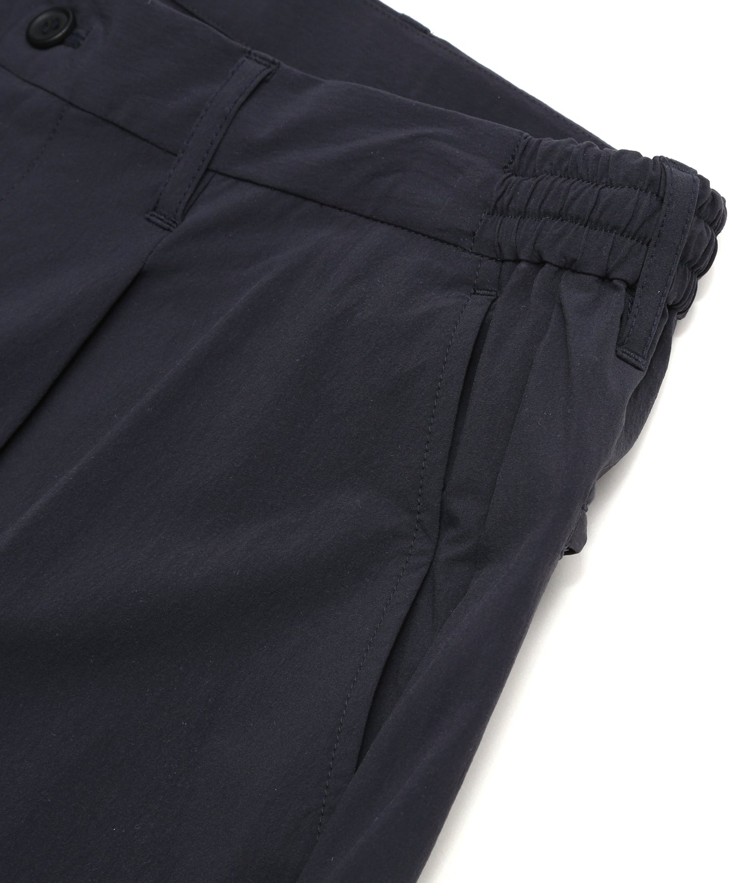 NYLON SET UP TUCK PANTS
