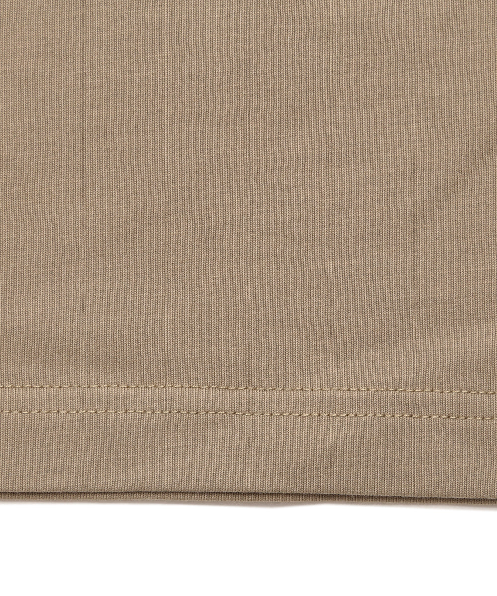 LOGO MOCK NECK T-SHIRT