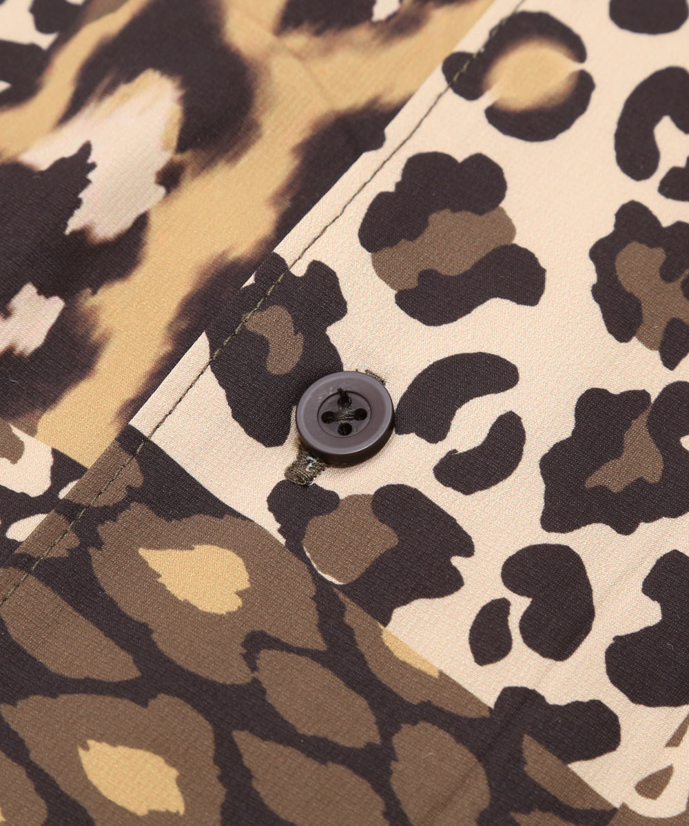 ANIMAL OPEN COLLAR SHIRT