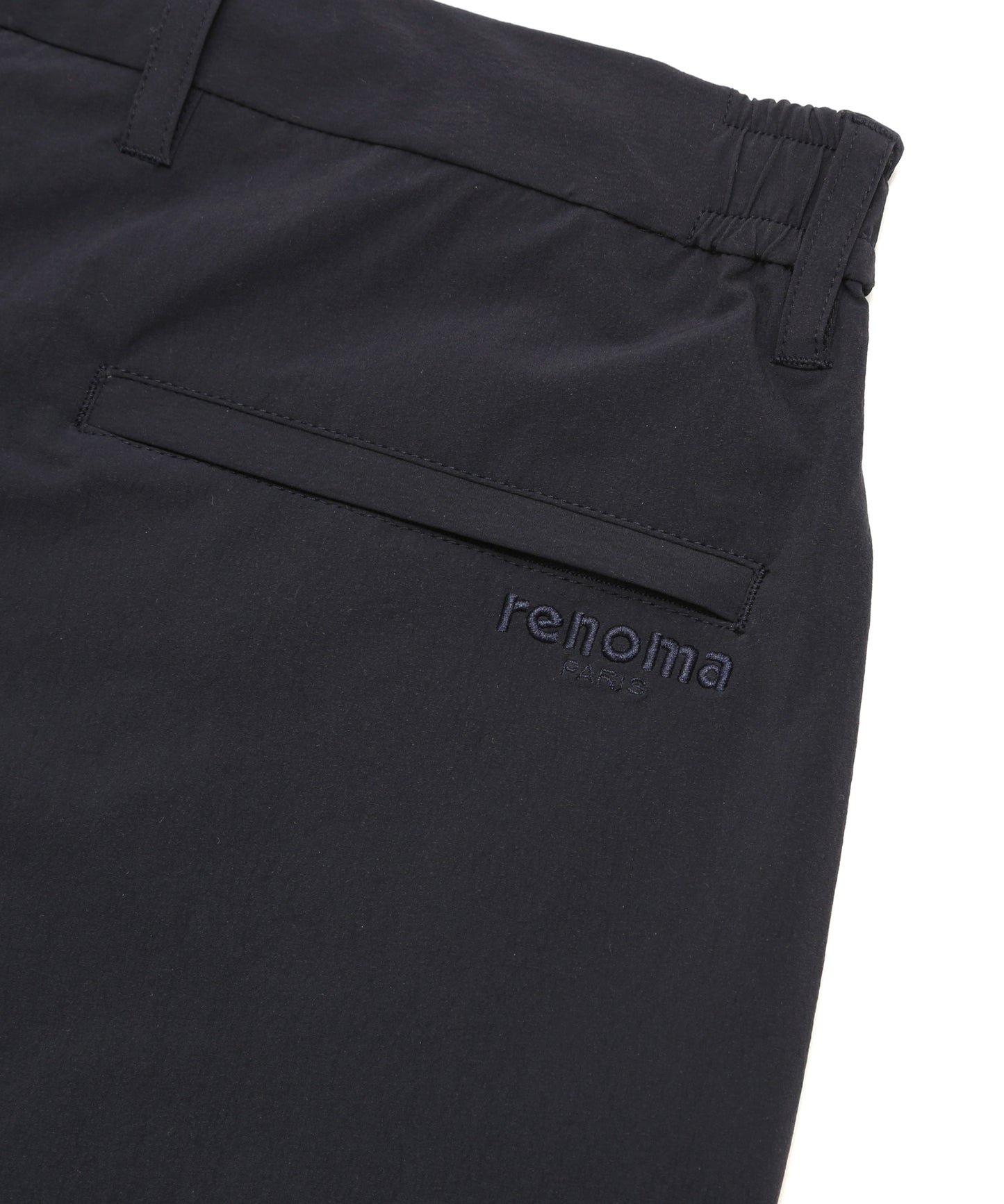NYLON SET UP TUCK PANTS