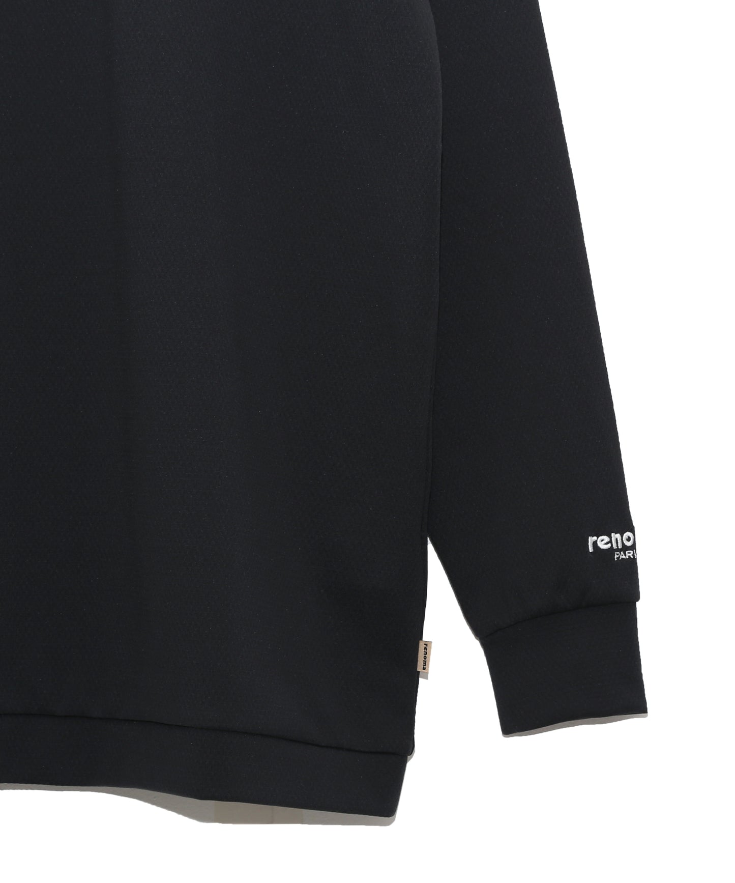 REFLECTOR PRINT HALFZIP MOCK NECK L/S