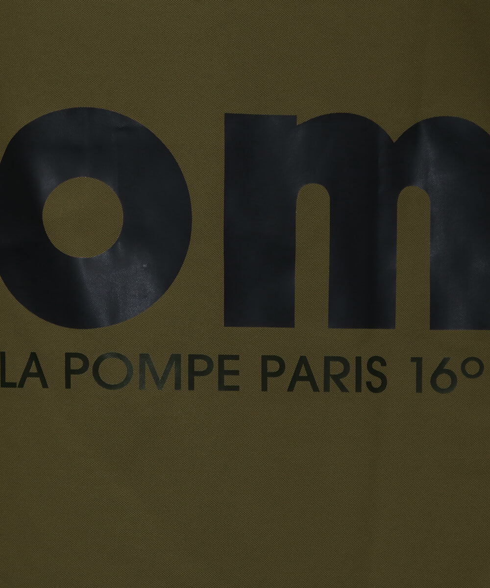 BIG LOGO MOCK NECK PULLOVER