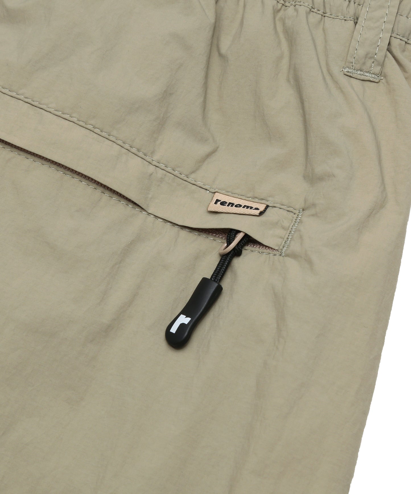 BRUSHED KNIT LINING NYLON PANTS