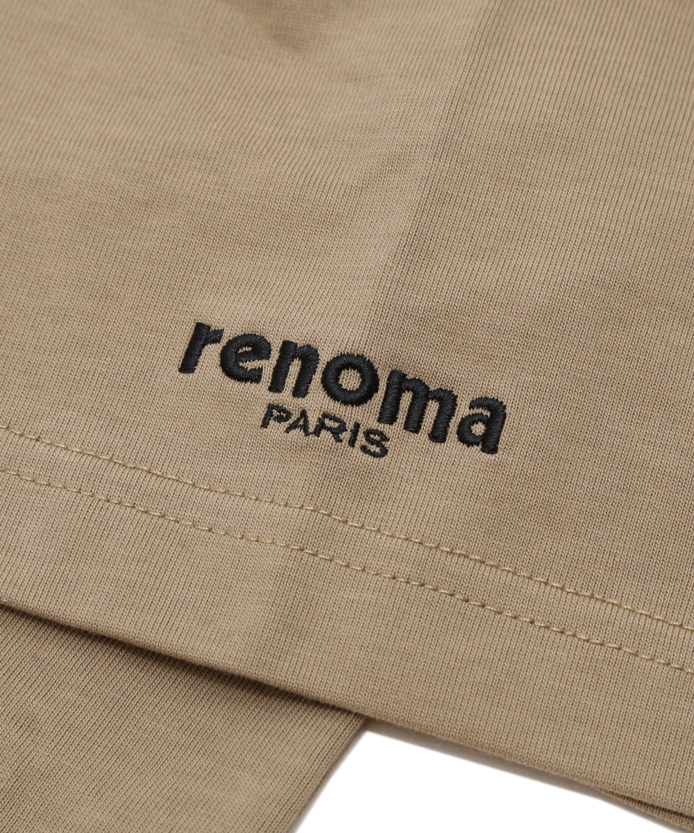 LOGO MOCK NECK T-SHIRT