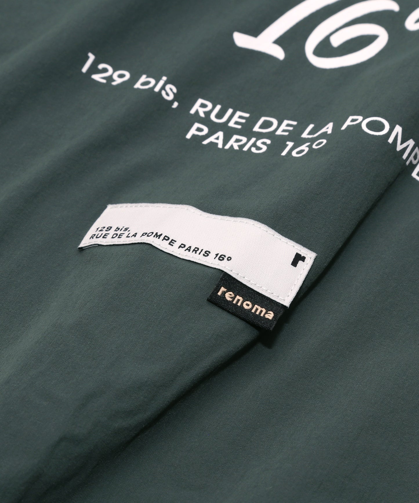 SCRIPT LOGO HALF ZIP JK SS