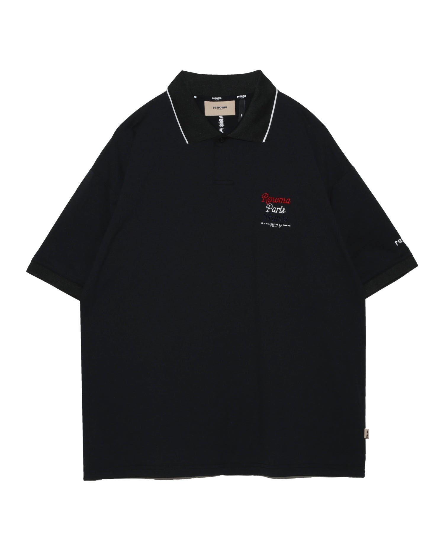 TRICOLOR LOGO POLO SS – renoma golf