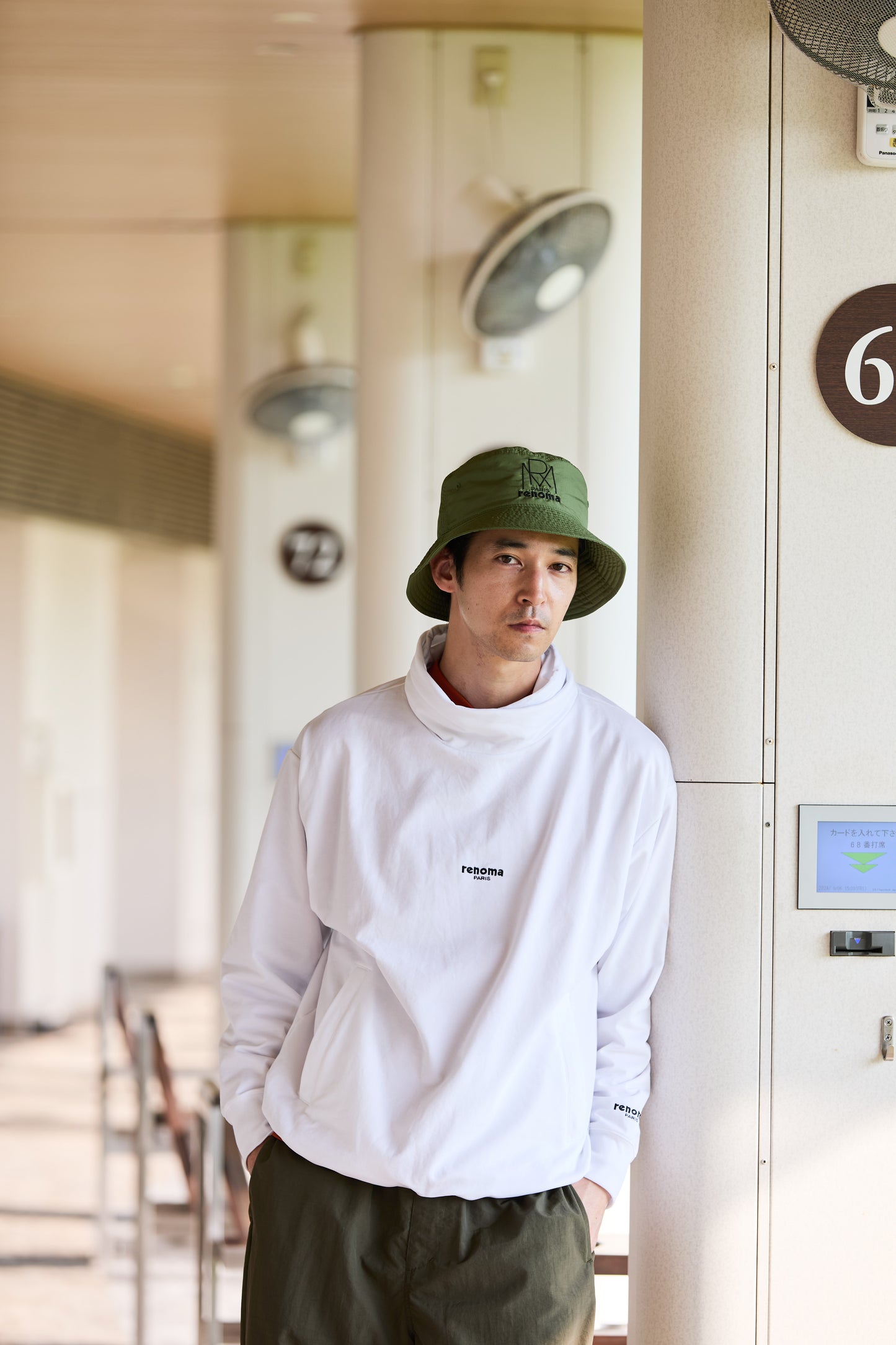 SILICON LOGO HIGH NECK SWEAT L/S