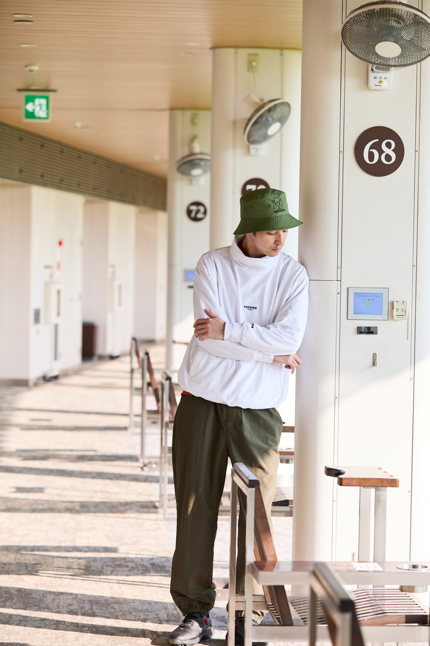 SILICON LOGO HIGH NECK SWEAT L/S