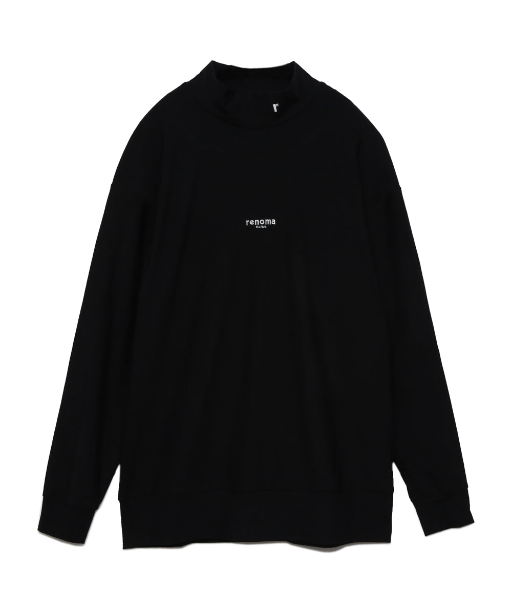 LOGO L/S MOCK NECK PULLOVER