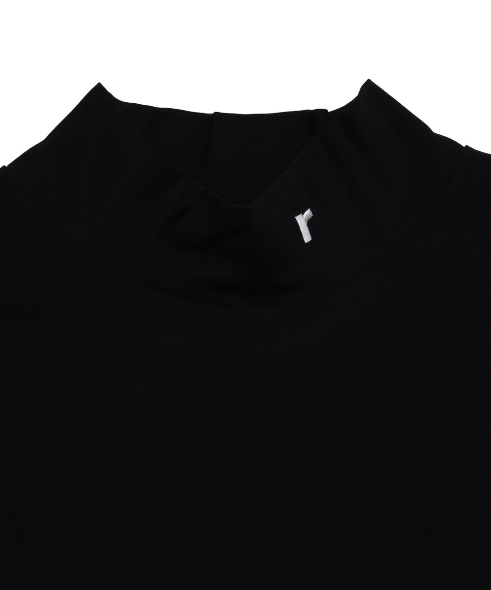 LOGO L/S MOCK NECK PULLOVER