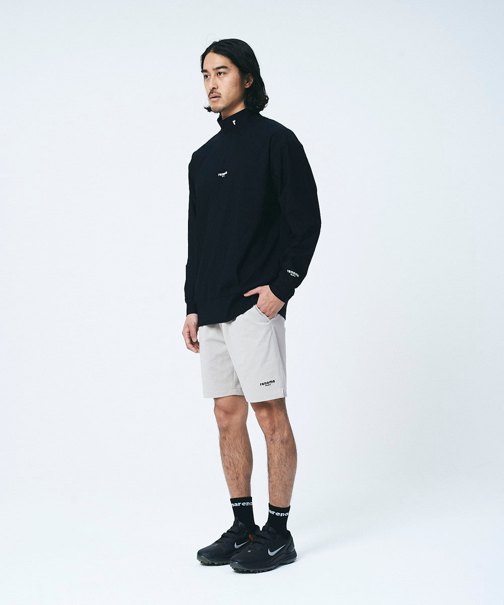 LOGO L/S MOCK NECK PULLOVER