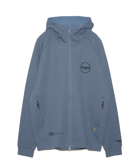 DOUBLE KNIT ZIP HOODIE