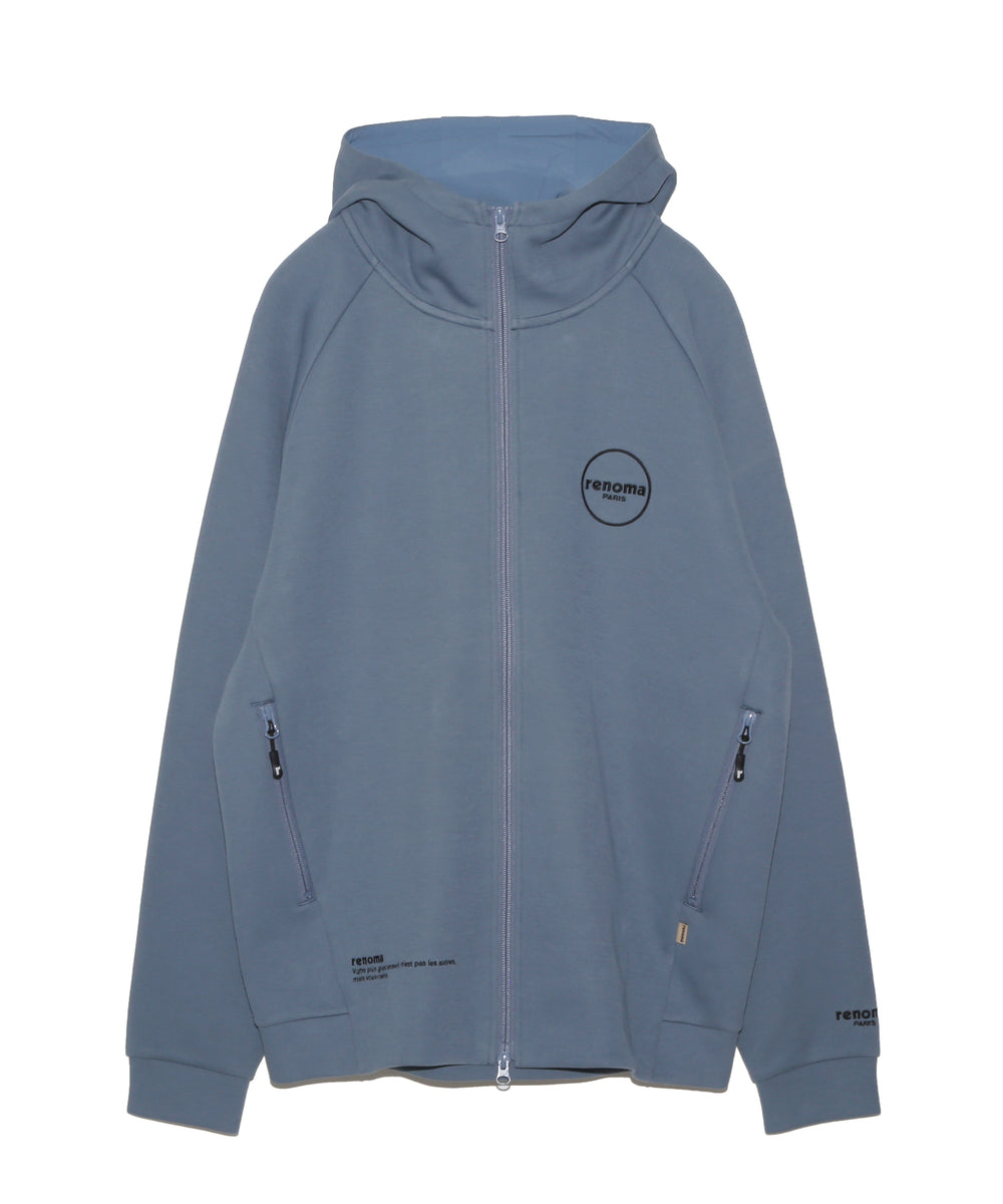 DOUBLE KNIT ZIP HOODIE