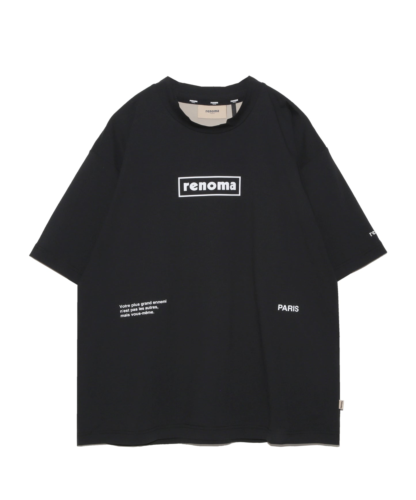 BACK SWITCHING CREW NECK T SS