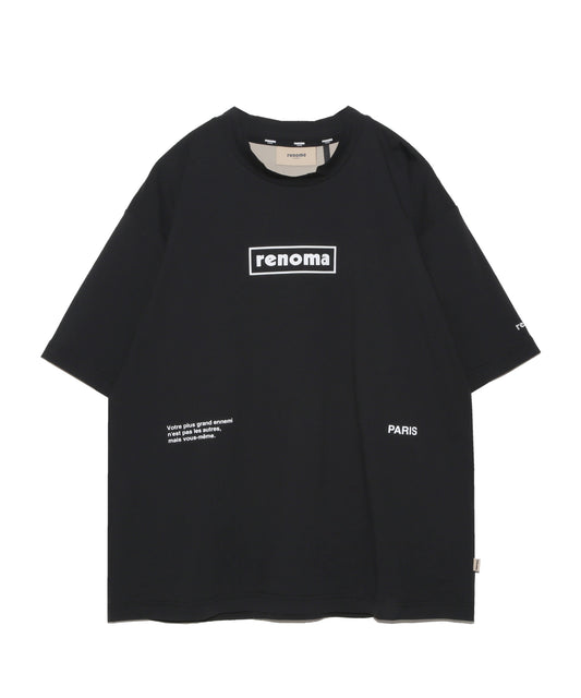 BACK SWITCHING CREW NECK T SS