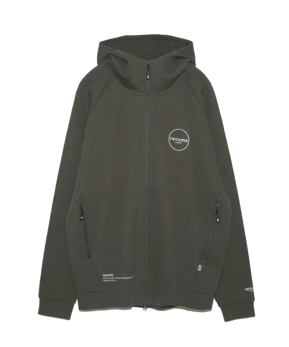 DOUBLE KNIT ZIP HOODIE
