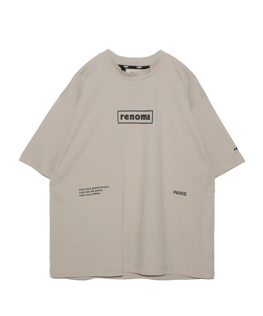 BACK SWITCHING CREW NECK T SS