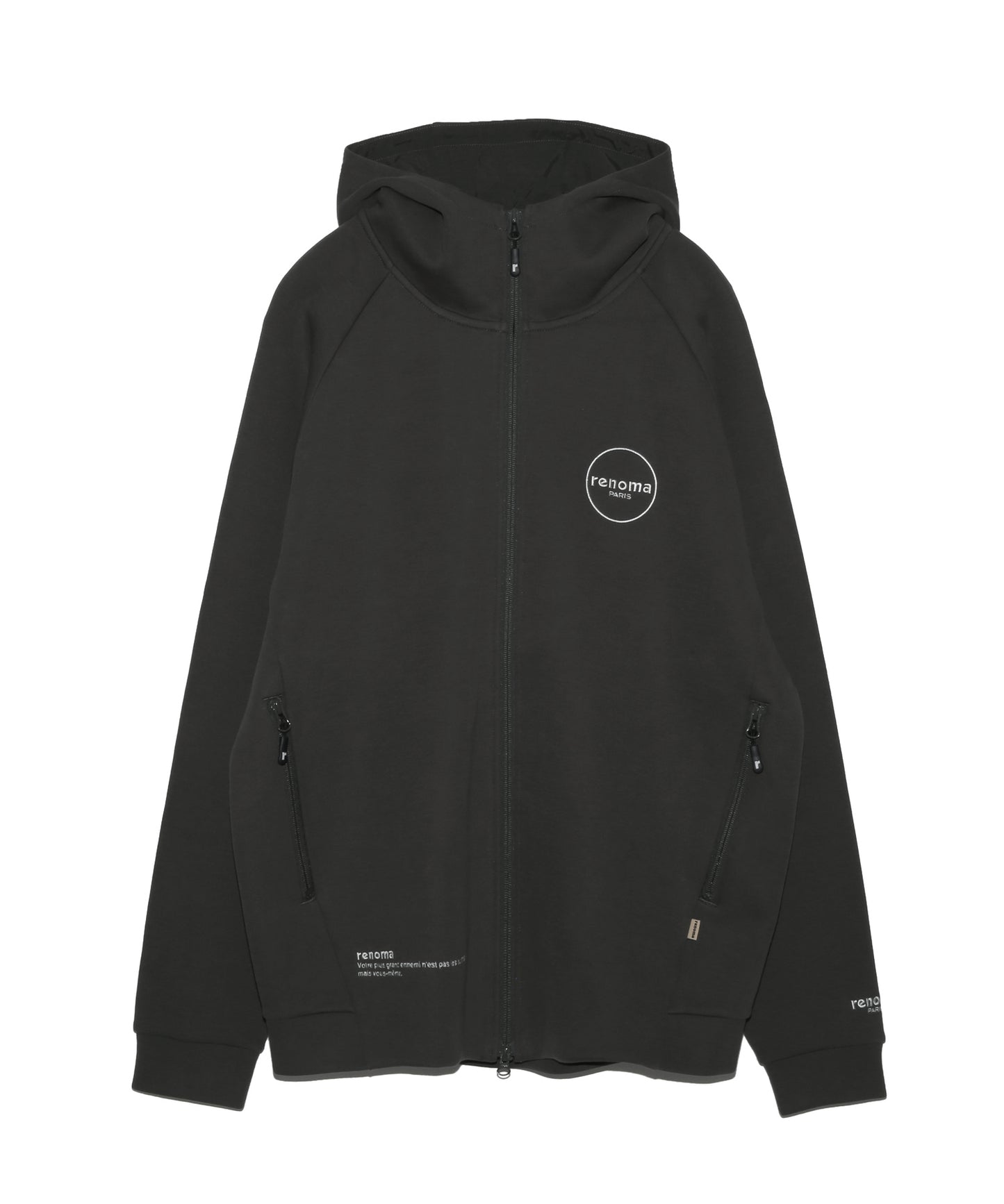DOUBLE KNIT ZIP HOODIE