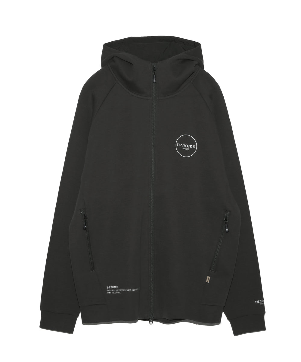 DOUBLE KNIT ZIP HOODIE