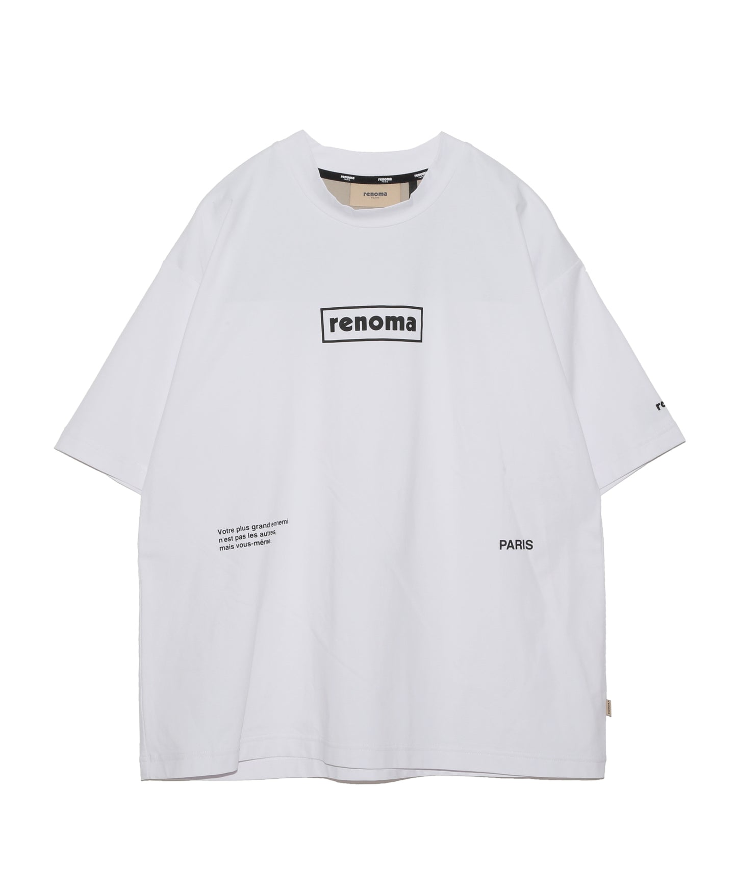BACK SWITCHING CREW NECK T SS