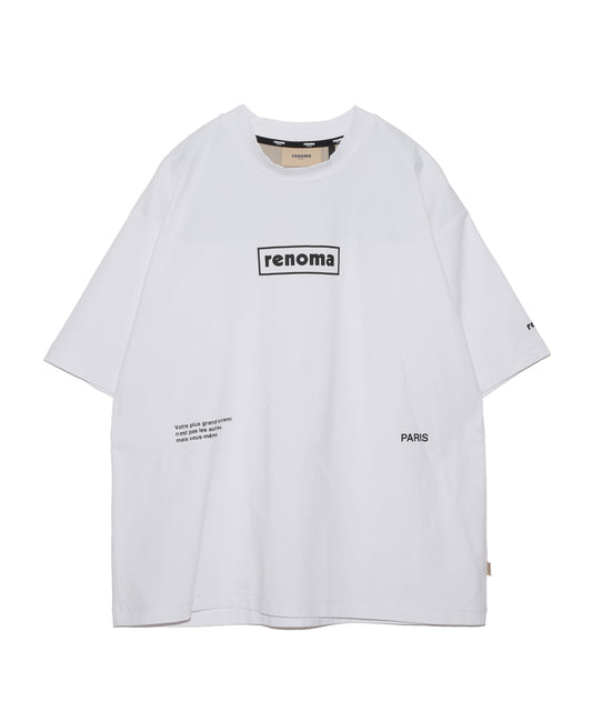 BACK SWITCHING CREW NECK T SS