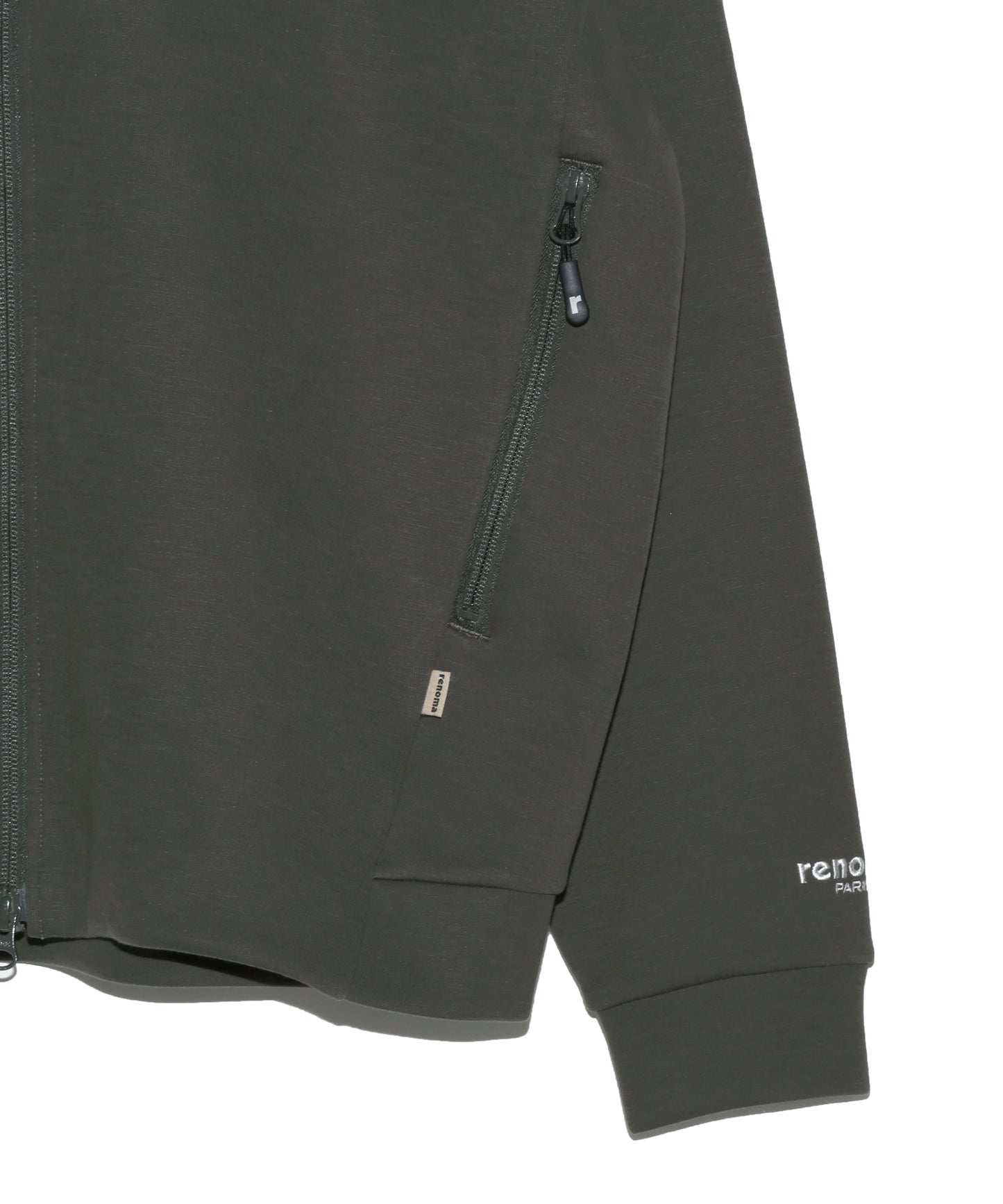 DOUBLE KNIT ZIP HOODIE