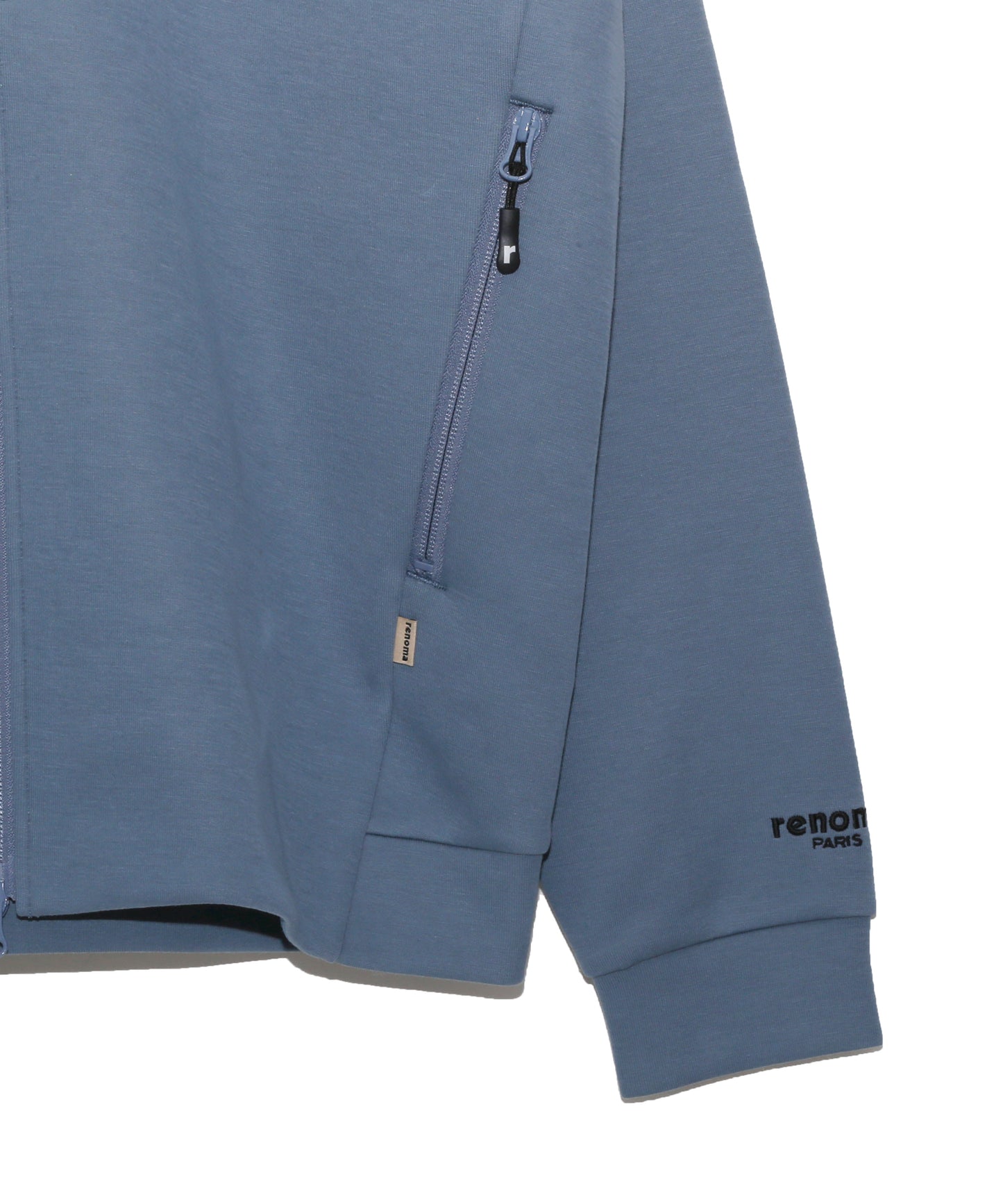 DOUBLE KNIT ZIP HOODIE