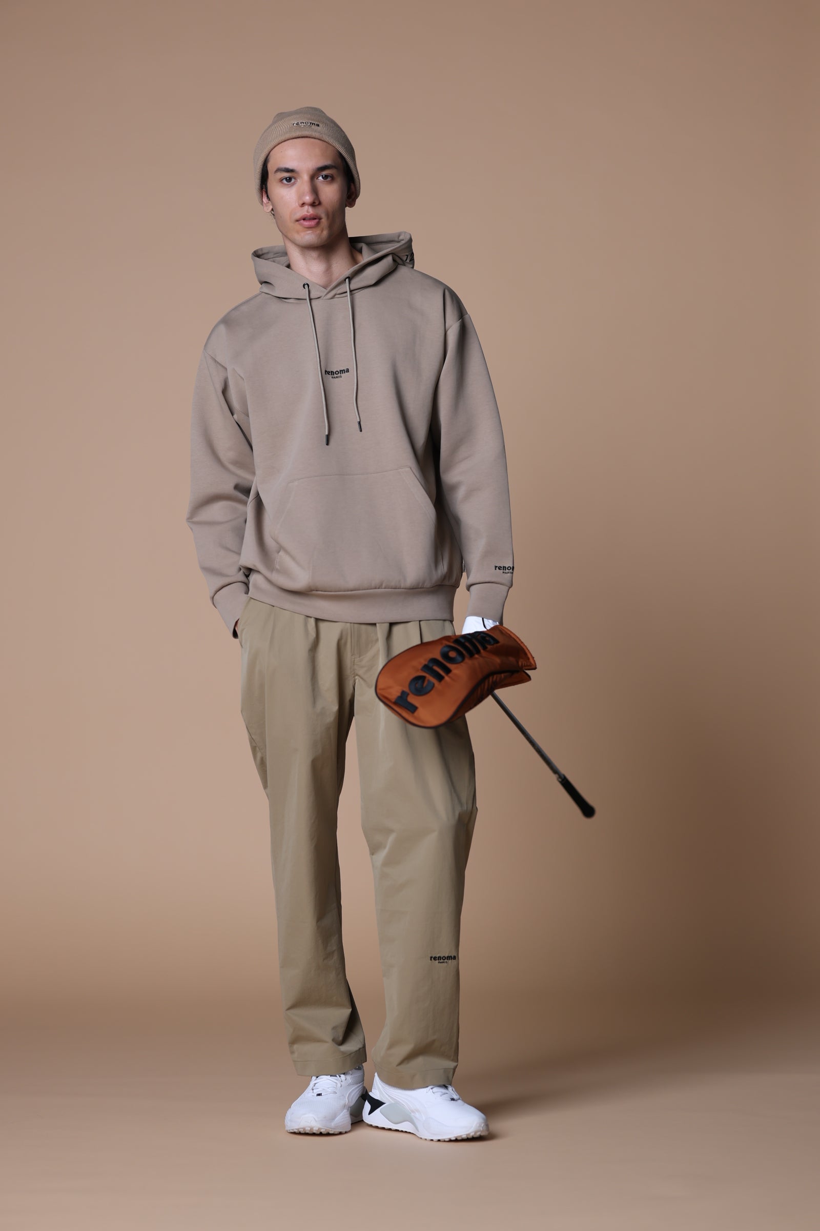 BASIC HOODIE SWEATSHIRT – renoma golf