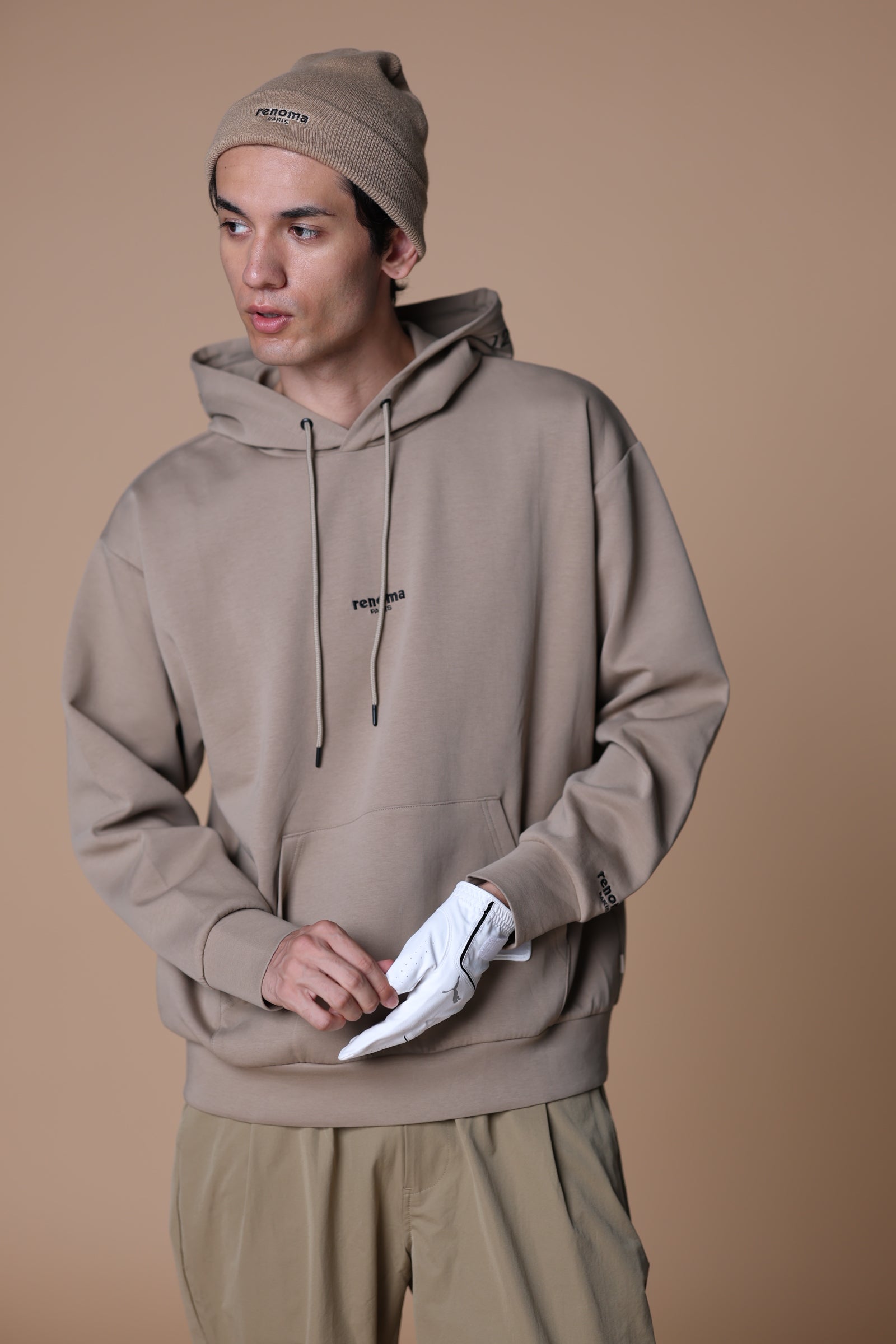 BASIC HOODIE SWEATSHIRT – renoma golf