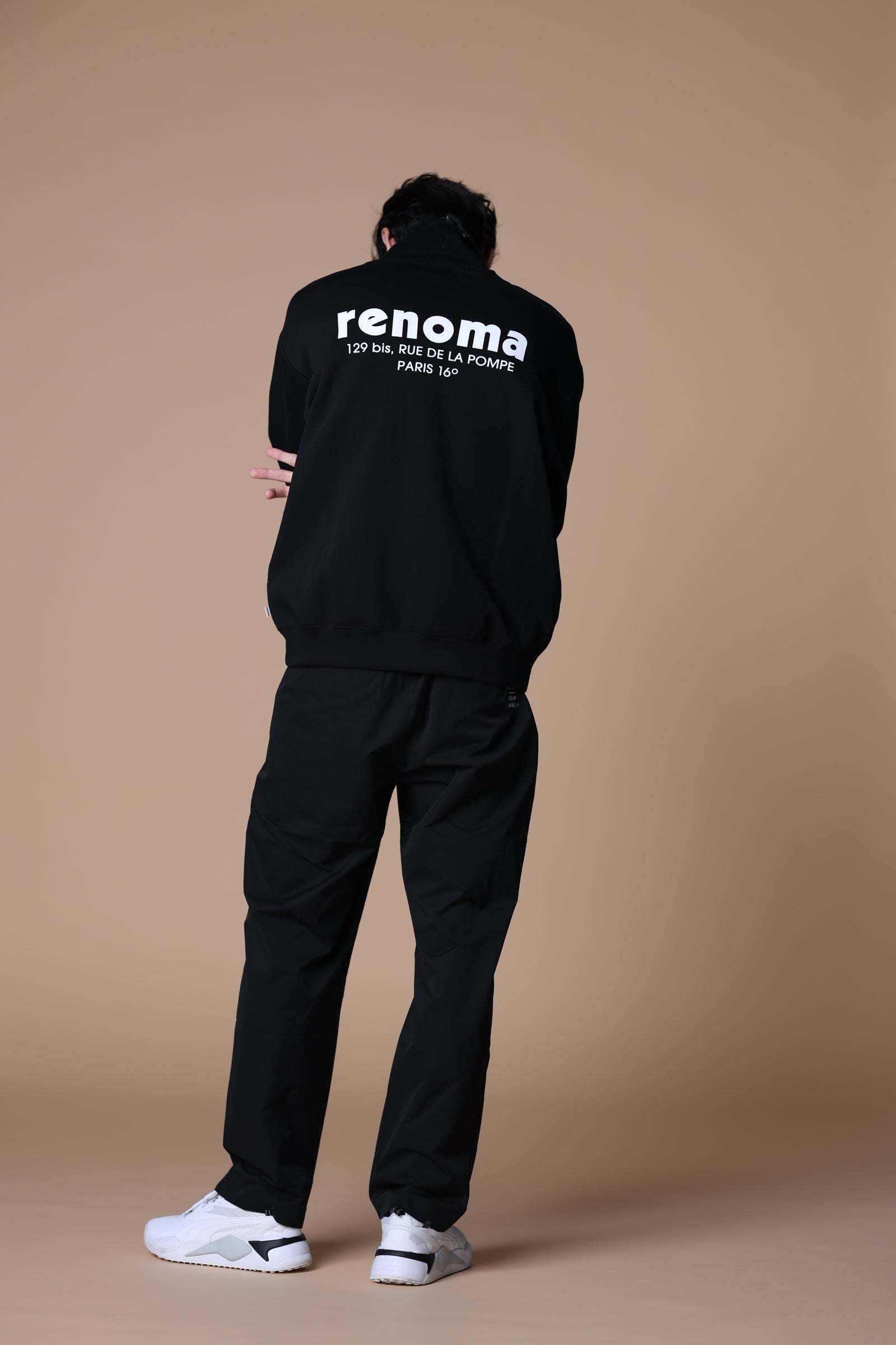 BASIC NECK WARM SWEATSHIRT – renoma golf