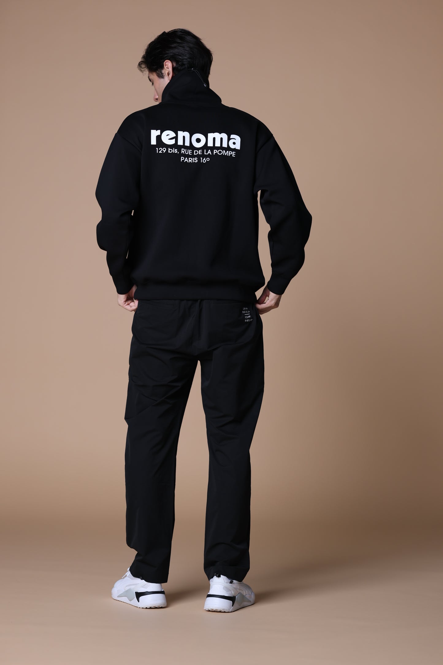 BASIC NECK WARM SWEATSHIRT