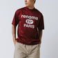 COLLEGE LOGO MOCK NECK T SS
