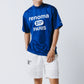 COLLEGE LOGO MOCK NECK T SS