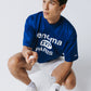COLLEGE LOGO MOCK NECK T SS