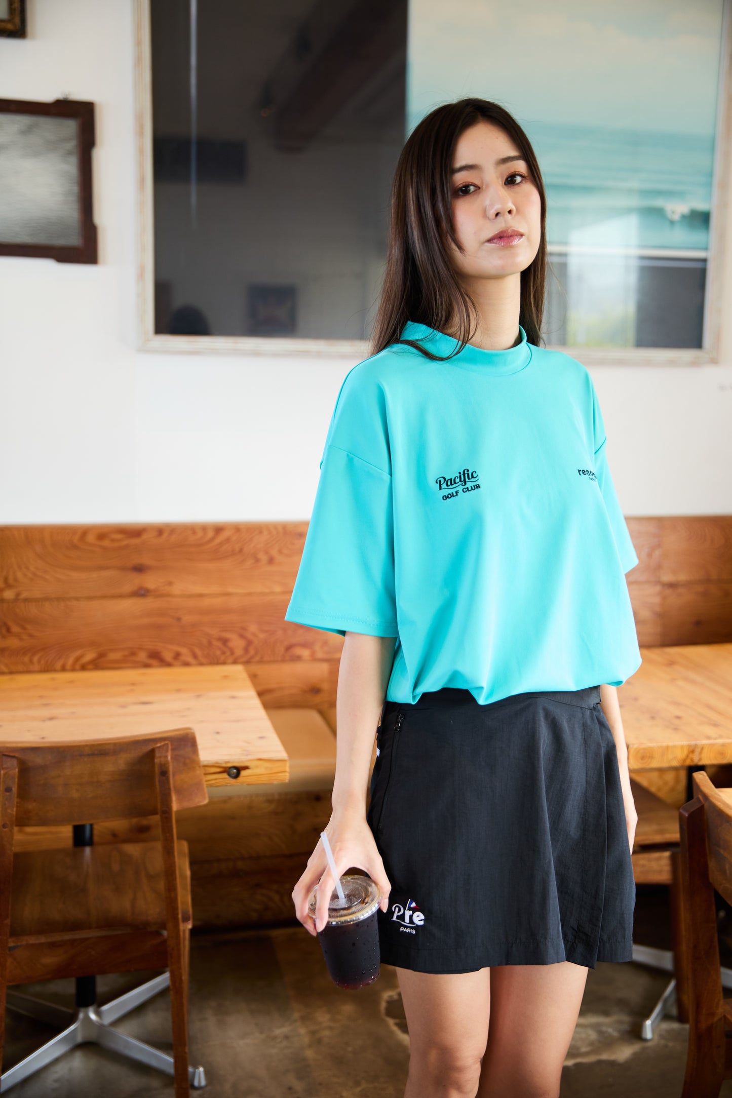 COLLAB MOCK NECK T S/S(with PGC)